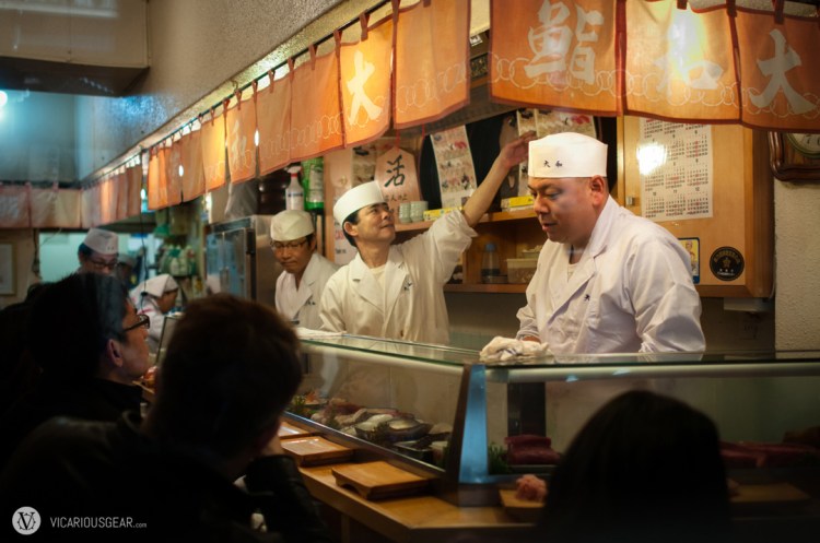 It was torture looking through the windows at the front of the line.