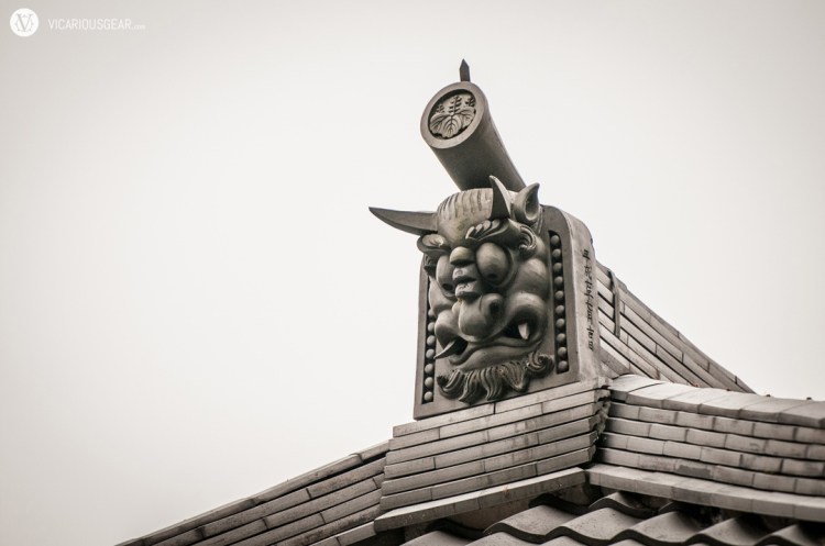 This chubby cheek demon was atop the building with food vendors. I doubt it was a coincidence.
