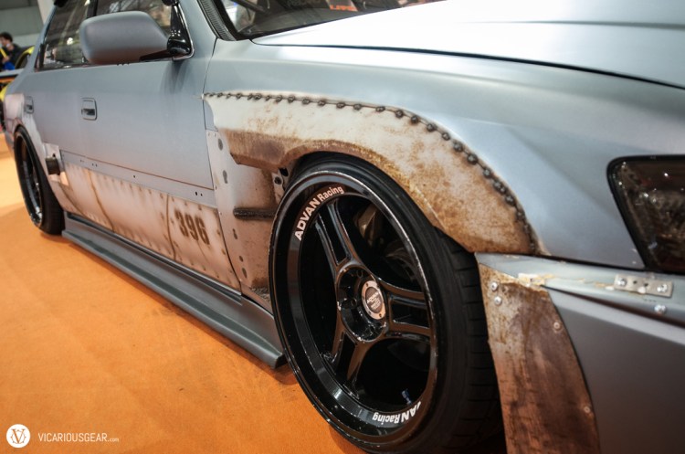 The execution of the rusty fender details was spot on for this car.