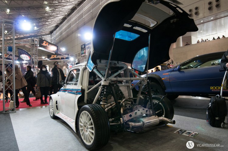 This little Abarth was packing a mean punch in the form of a mid mounted motorcycle engine.