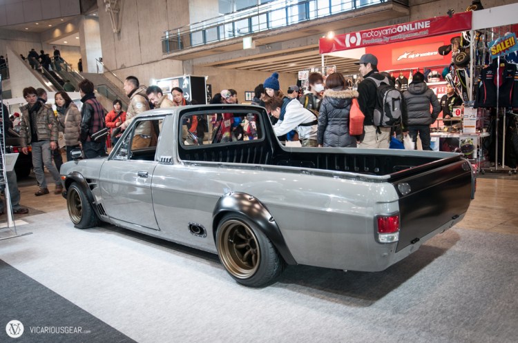 The Hakosuka styling cues fit the Sanitora Truck perfectly.
