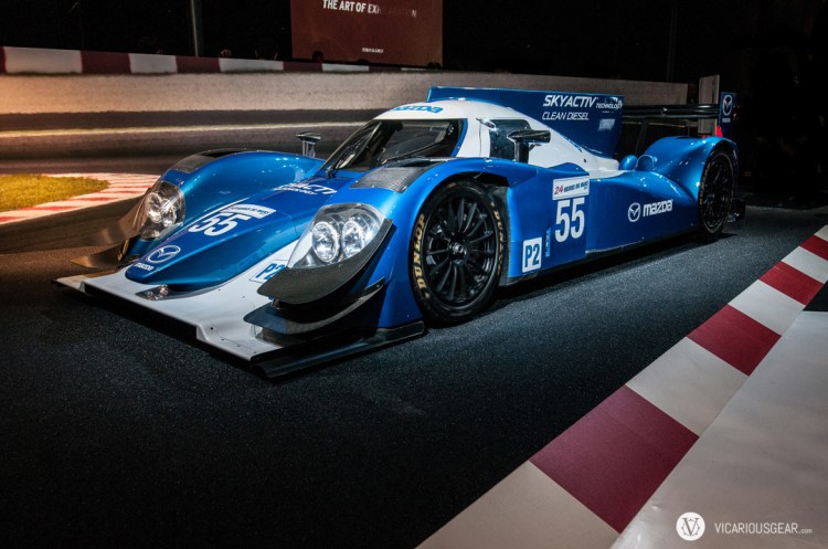 Great display for the Mazda Skyactiv LMP2.