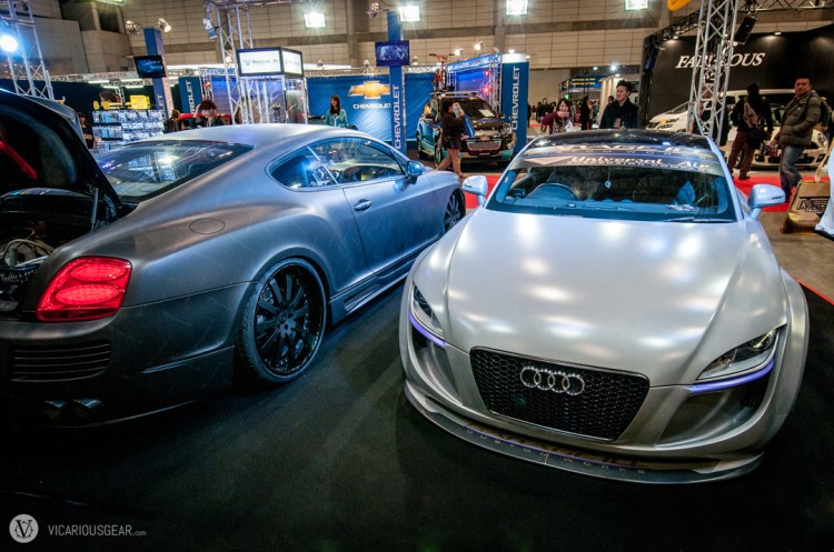One of my favorite cars (Audi TT) was in a booth by Garage Ill/Universal Air.