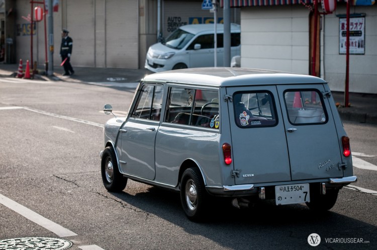 This Austin 850 had tons of character. Much better than the typical kei trucks you see about.