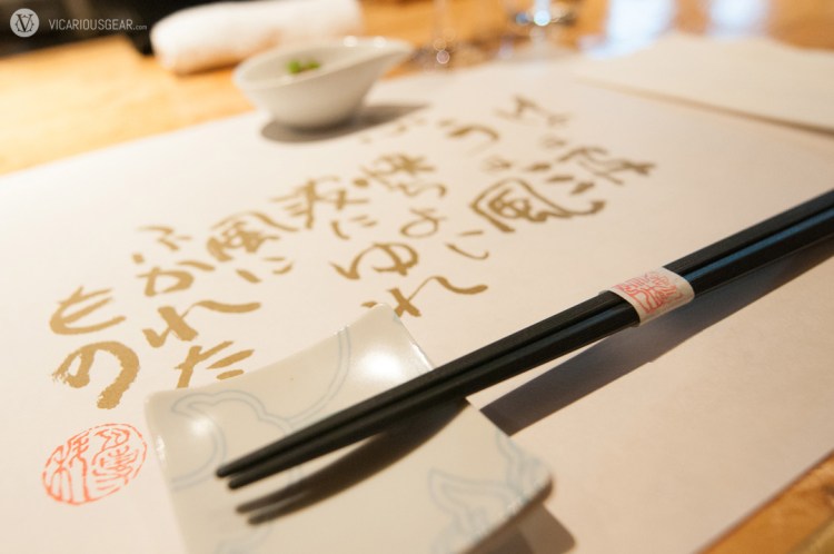 Simple but elegant place setting.