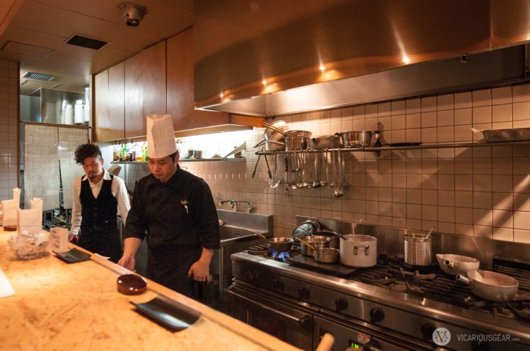 The extremely friendly manager to the left and the talented butcher/chef to the right.