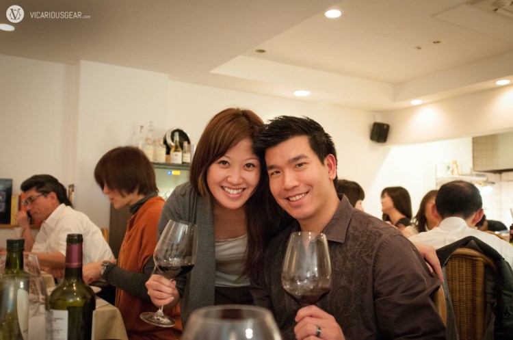 A rare shot of Mimi and I.