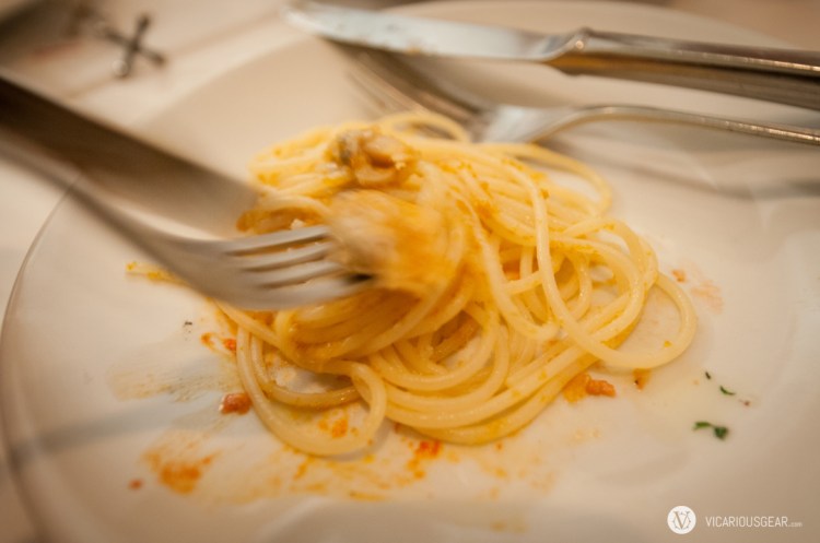 Mimi couldn't hold back and took my clam!