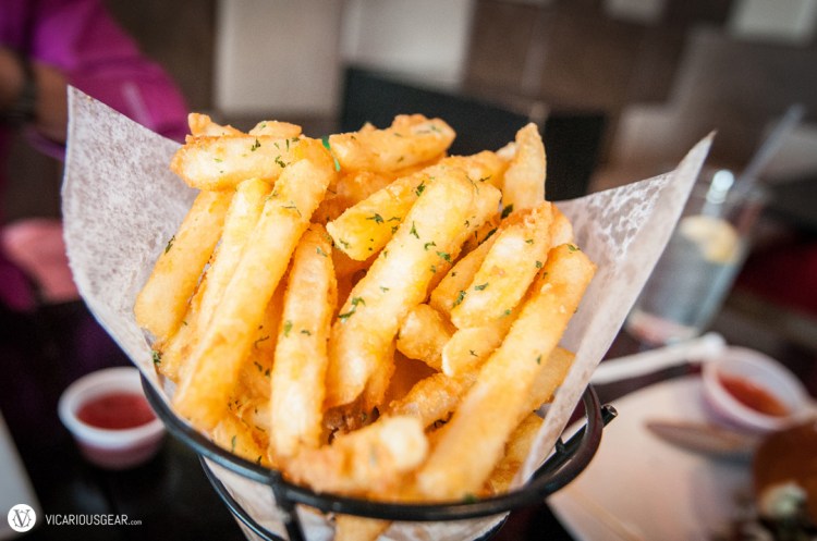 Their truffle fries are awesome. The sweet potato fries are worth a try too if truffle oil isn't your thing.