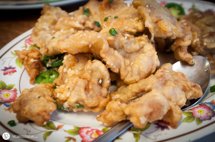 Salt and pepper pork. Pretty average.