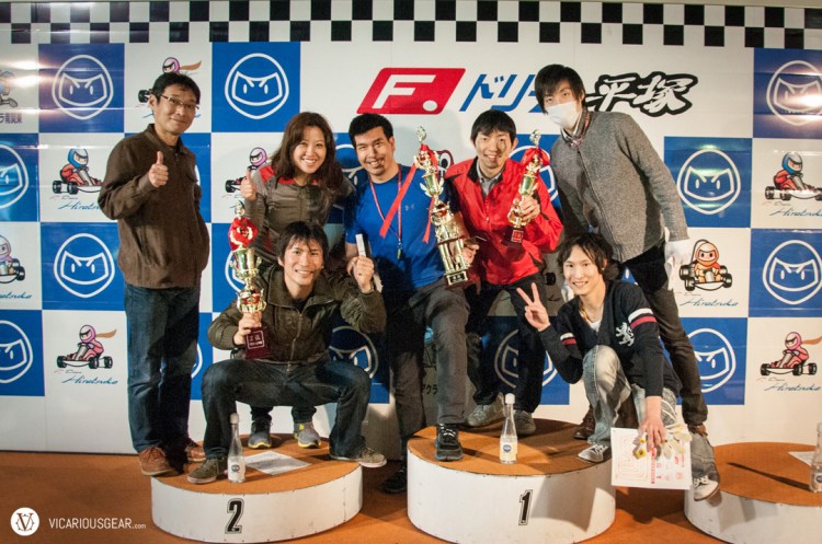 I was surprised that they had a podium and trophies set up for the top 3 after the race.