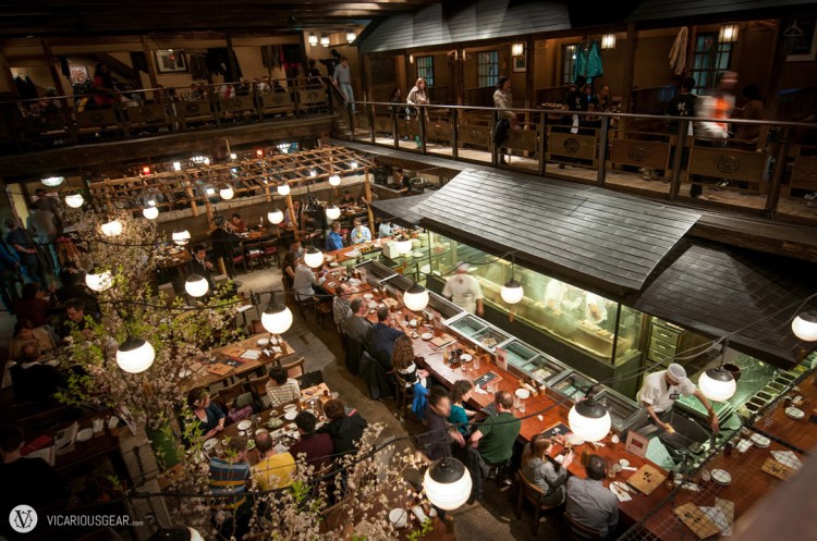 The interior was pretty cool with multiple levels for different dining experiences. Private booths up top and the bar and general seating below. There is supposed to be an open deck on the 3rd floor but we didn't explore up there.