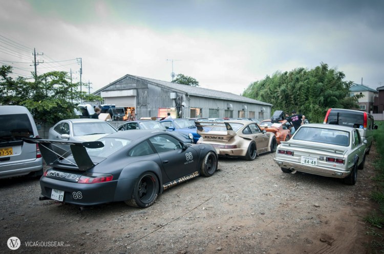 The Hako parked amongst the horde of Germans.