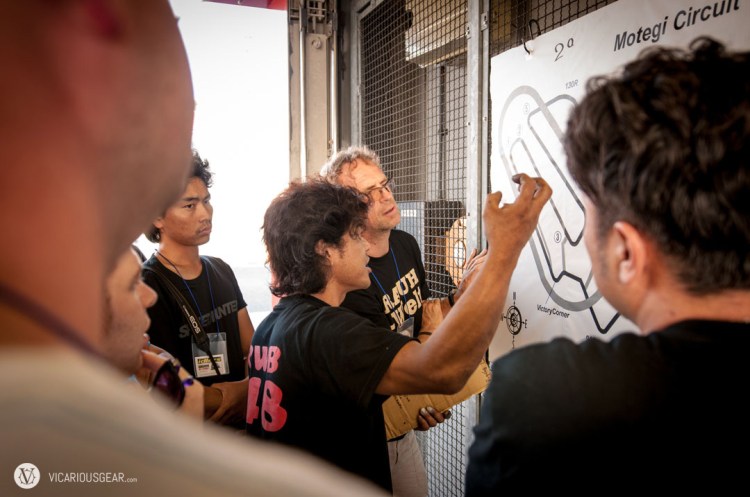 Nakai explained the course by telling us that each corner had its own set of hazards and that we should approach in a cautious manner.