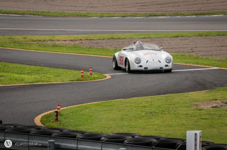 All the cars looked pretty cool coming through the curve into pit lane.