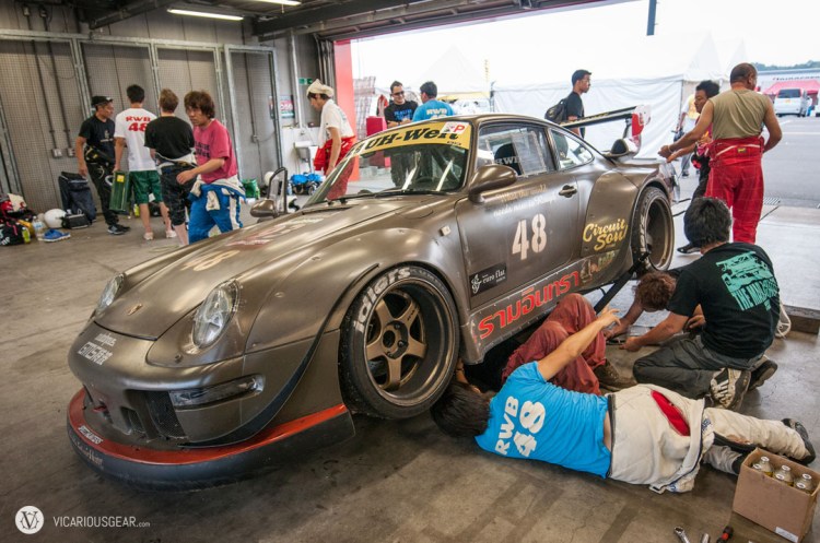 My team's car had to come in for a shifter bushing fix after ten and a half hours of racing. This was the only car out of the six that didn't have fresh bushings. :(