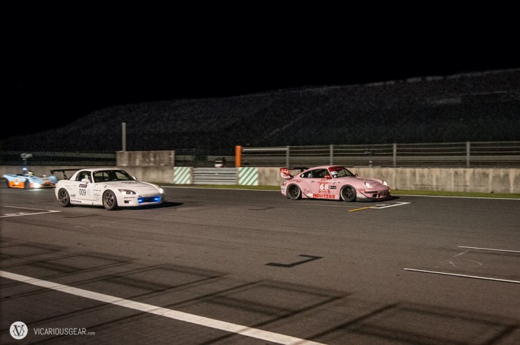 The race took on a completely different feel in the dark.