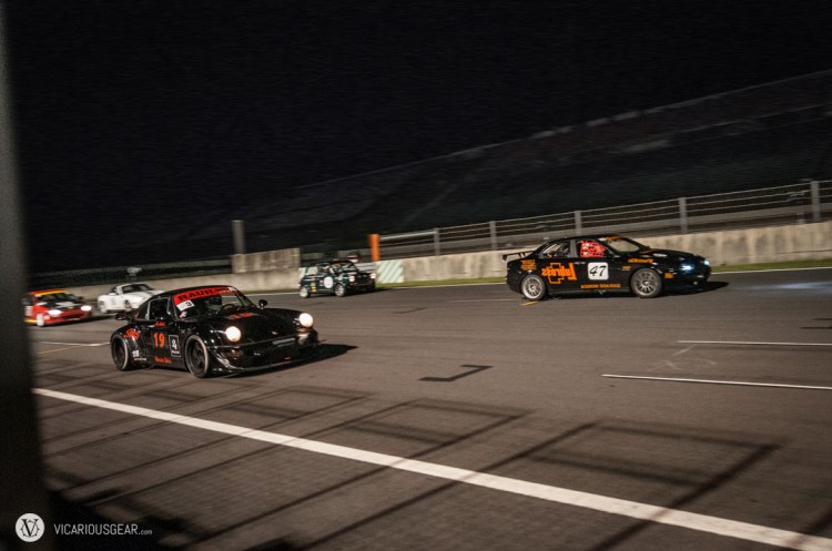 It was surprising how poorly lit some parts of the track were.