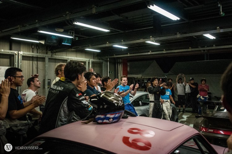All six RWB Porsches successfully finished the race and Nakai-san wrapped it up with a thank you speech.