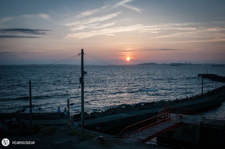 On the cruise back, we were treated to the sunset on the western skyline.