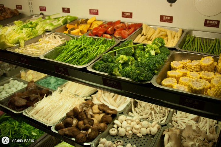 Layers upon layers of veggies...