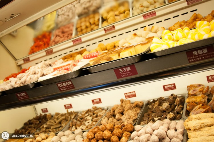 dumplings, chicken, tofu and...