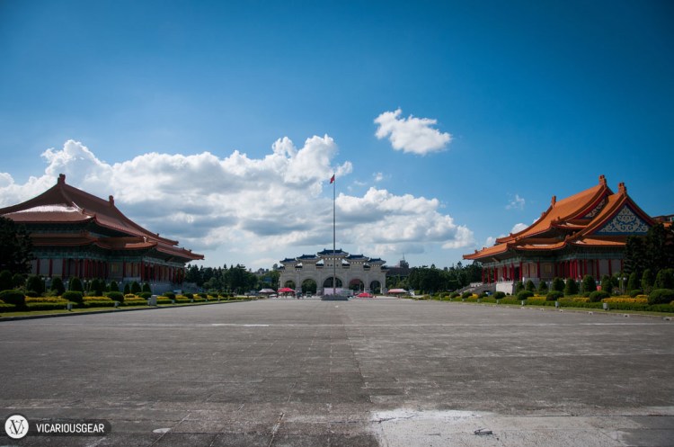 The main gate on the western side of the Memorial Hall Square.