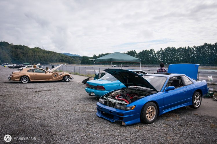 In for a quick tire swap.