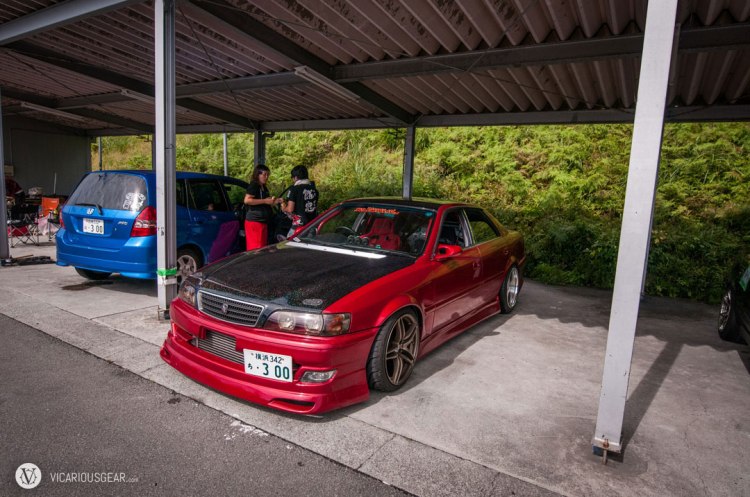 Not all the cars were rough around the edges. The highly metallic paint on this X100 Chaser was flawless.