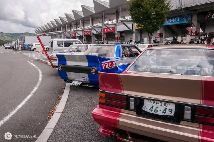 Just behind the Celica and Laurel was a trio of kaido racers.