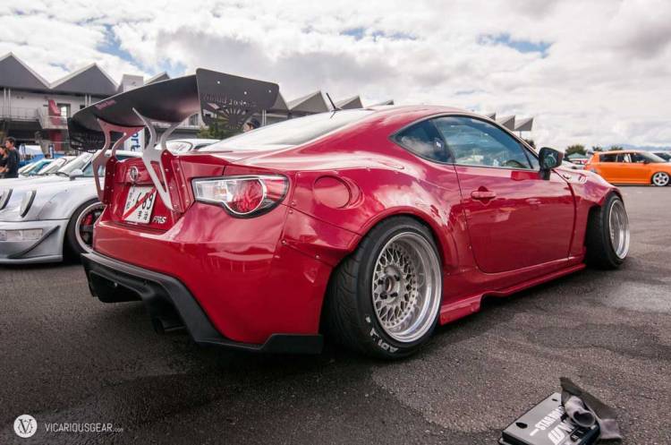 The Rocket bunny FRS looking as good as always.