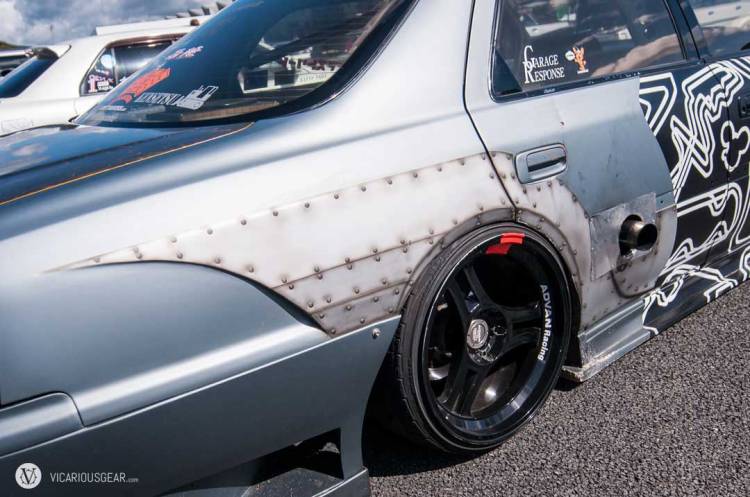 The parts that weren't covered by the track outline camo were much more refined than the first time I saw the car.