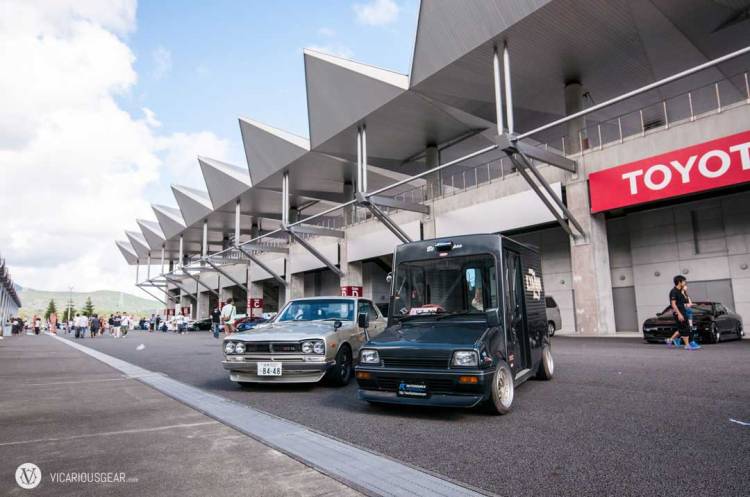 Fortunately I wasn't thrown out for having so much wheel gap.