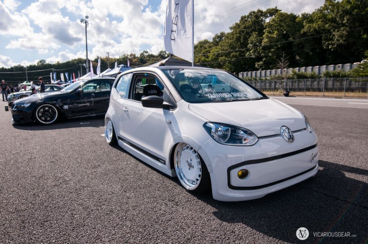 This Volkswagen e-UP had a huge presence. I loved the look