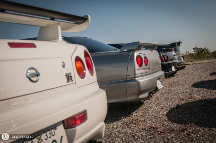 Rows upon rows of legendary tail lights.