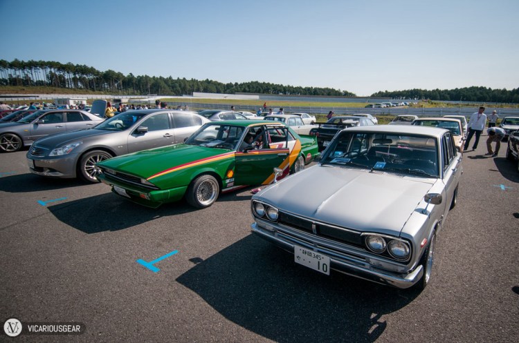 Unfortunately there weren't too many cars with shark nose conversions like this green C110. 