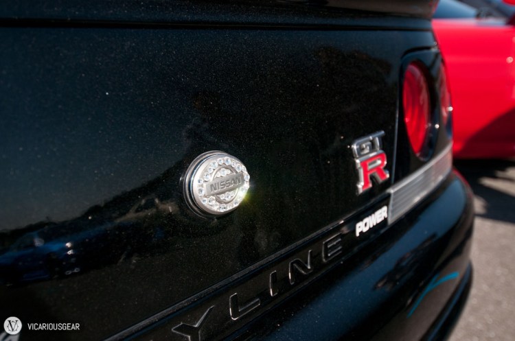 On the other hand, blinged up Nissan badges were not so cool. This guy had rhinestones everywhere.