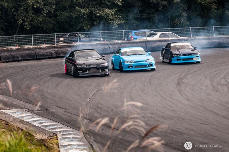 The best tandem effort I witnessed during my short time at the drift track.