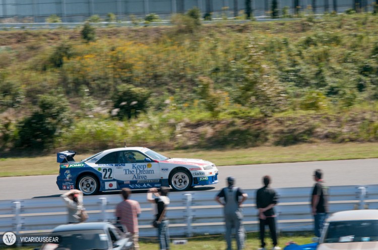 And spectators could get right next to the action.