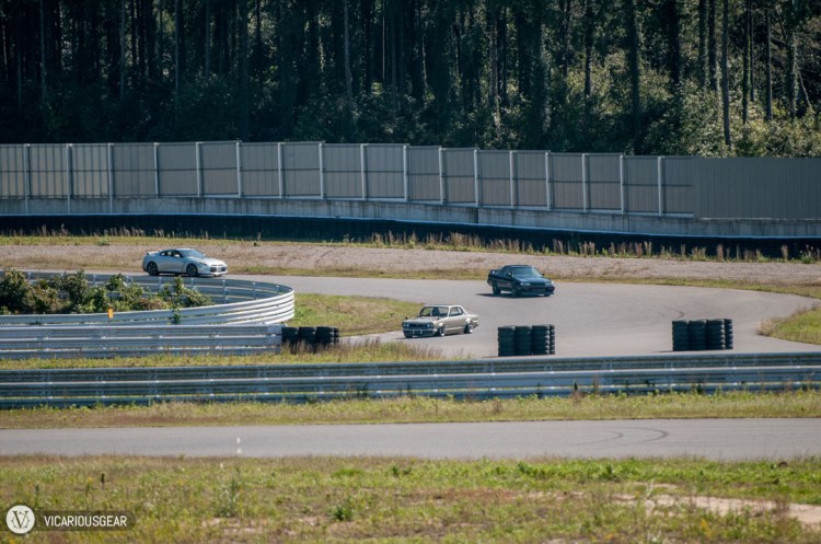 You could view a large portion of the turns and straights from one vantage point.