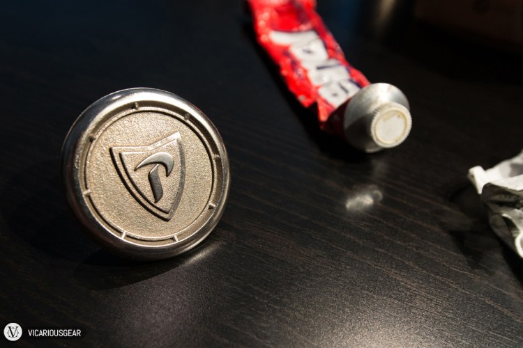 After a light polish with Wenol, the horn button was starting to look pretty cool.