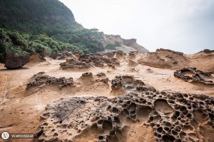 The ginger rocks all over the surface really felt alien.