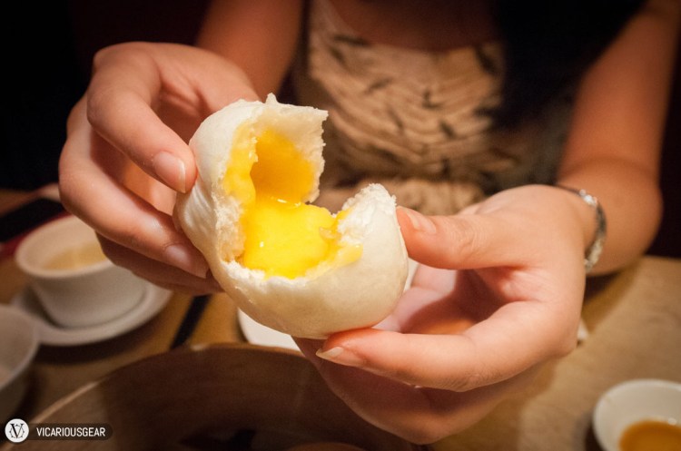 Yummy custard inside.