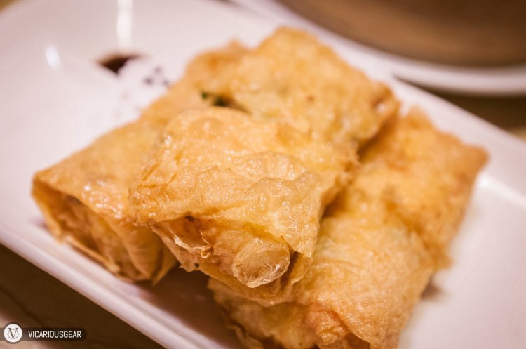 Fu Pei Guen (腐皮卷 / Beancurd Skin Rolls). Nice and light skin with very little oil.