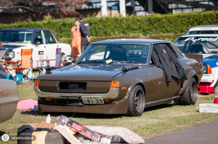One of my favorite first gen Celicas. I had only seen it online before this event. The owner was resting inside under the shade of that black shirt.