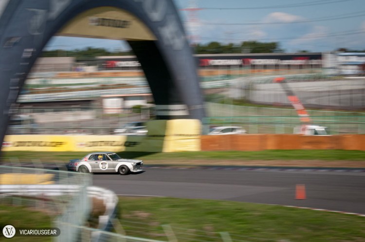Something about cars going through the Dunlop arch was pretty cool.