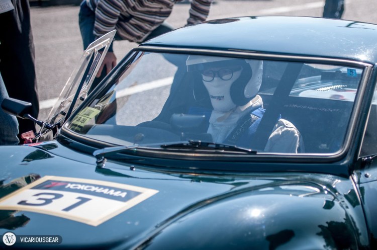 He was probably meditating in order to avoid the onset of claustrophobia.