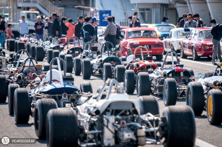 There were a few run groups which created a sea of fat vintage rubber.