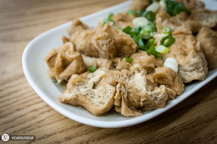 Aside from the beef noodle soup, Lin Dong Fang is also known for this tofu. I thought it was pretty normal though