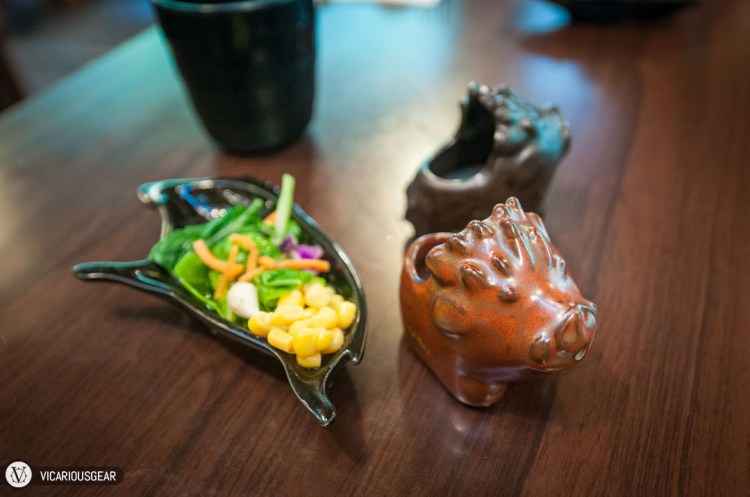 Tonny took us to a restaurant within a retreat run by Taiwanese aborigines. These little boars held a bit of rice liqueur.